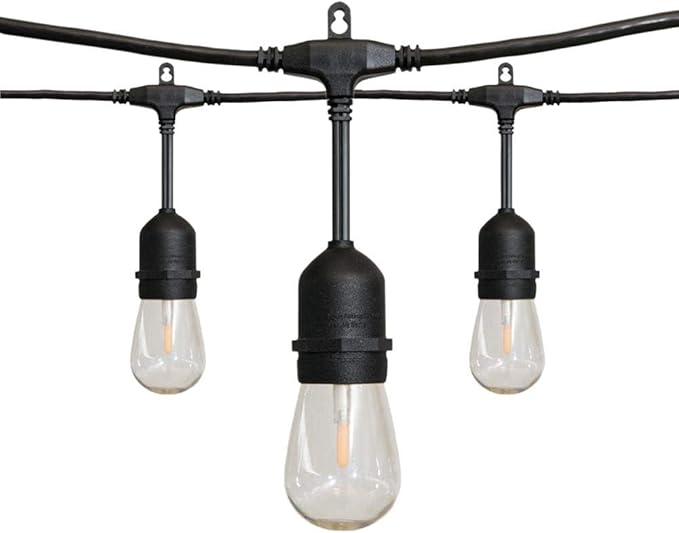 Hampton Bay 24 ft. 12-Light Filament LED String Light
