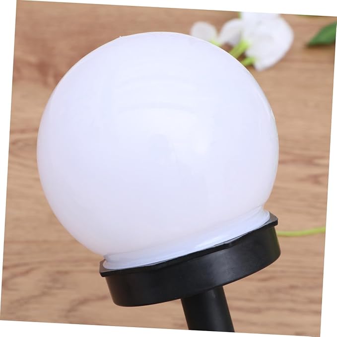2pcs Solar Lawn Lights Warm Waterproof Ground Plug Landscape Path Lights for Outdoor Garden and Courtyard Decoration