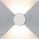 Kawell 8W Modern LED Wall Sconce Light Up Down Waterproof Outdoor Wall Lamp Indoor Hardwired for Bedroom Bathroom | Lumora