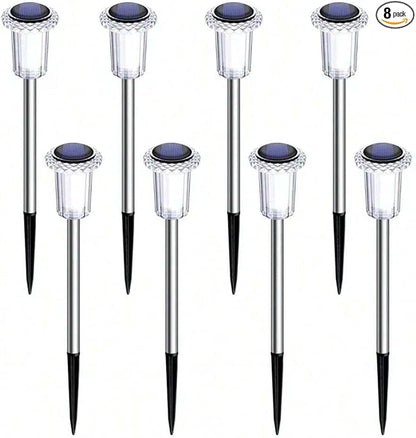 Solar Pathway Lights Outdoor – Waterproof Warm White LED Landscape Lighting for Yard, Garden, Driveway, Walkway, Patio, Lawn, Path (8)