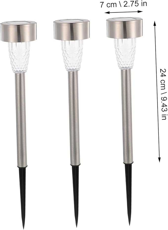 12pcs Outdoor Solar Lights for Solar Pathway Lights Low Voltage Landscape Stake Garden for Decor | Lumora