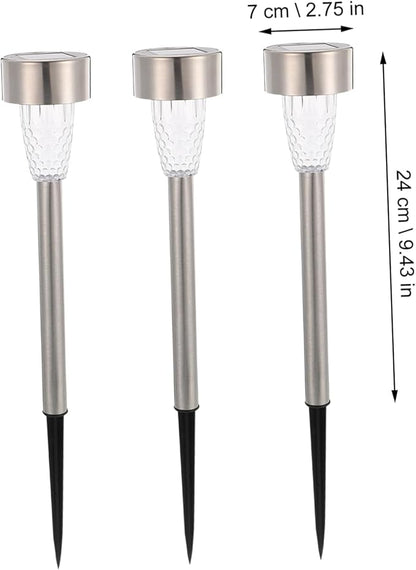 12pcs Outdoor Solar Lights for Solar Pathway Lights Low Voltage Landscape Stake Garden for Decor