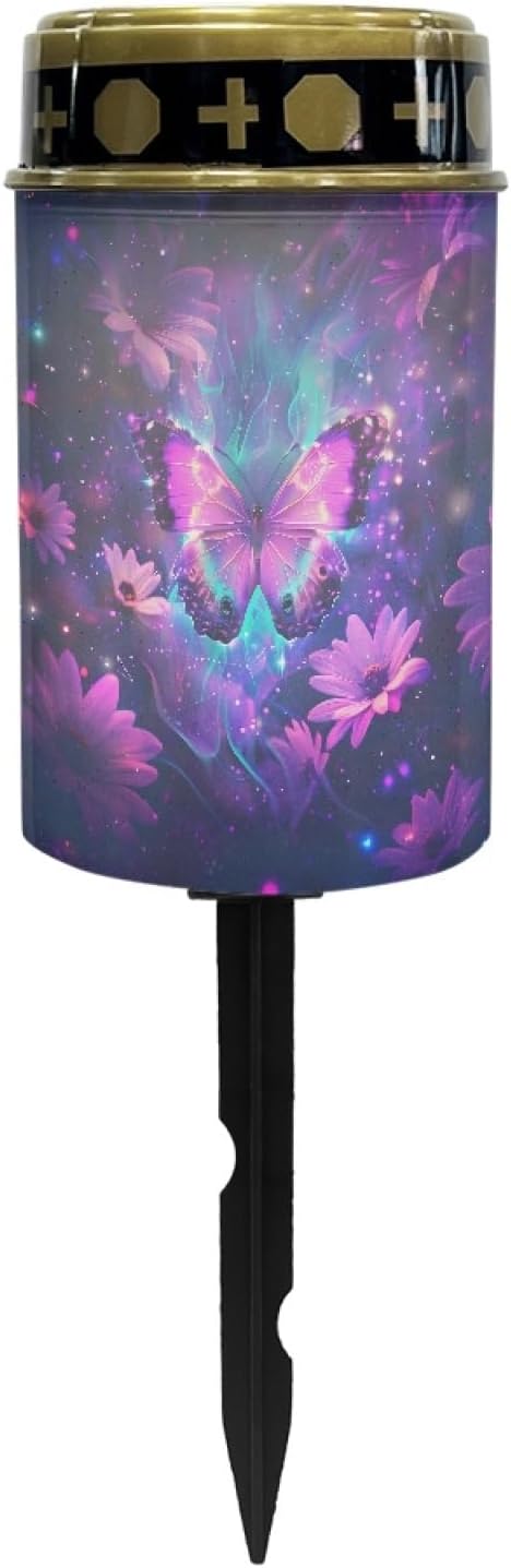 Generic Butterfly Solar Light Outdoor Solar Garden Light Solar Light Landscape Path Light Halloween Decor Solar Powered Landscape Light for Your Garden, Landscape, Yard Garden Decor