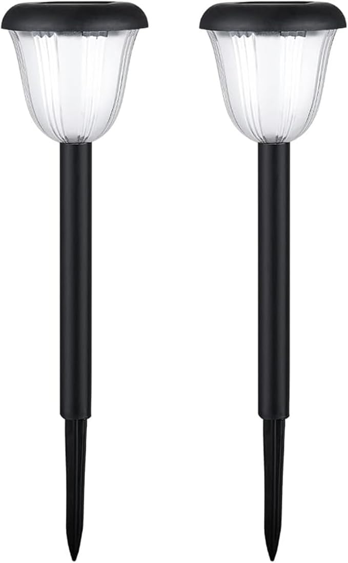 Solar Pathway Lights Outdoor, Solar Lights Waterproof, Taller Pathway Light with Larger Panel, Auto On/Off Up to 10 | Lumora