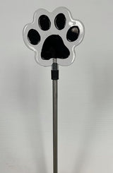 Solar Garden Stake Lights with Color Changing LED or Regular White LED Landscape Path Lights (Set of 2) (Dog Paw) | Lumora