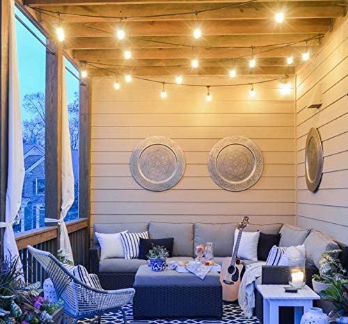 KLED LED Solar String Lights Outdoor 18Ft Waterproof Hanging Lights with 12 Shatterproof Bulbs & 4 Light Modes | Lumora