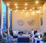 KLED LED Solar String Lights Outdoor 18Ft Waterproof Hanging Lights with 12 Shatterproof Bulbs & 4 Light Modes | Lumora