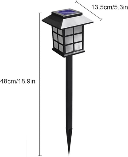 Bright Solar Pathway Lights, Weather-Resistant Solar Lamp Post for Path, Landscaping, and Driveway