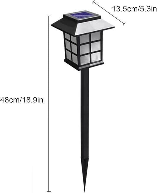 Bright Solar Pathway Lights, Weather-Resistant Solar Lamp Post for Path, Landscaping, and Driveway