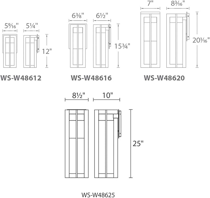 WAC Lighting dweLED, Chamber 20in LED Indoor and Outdoor Wall Light 3000K in Bronze
