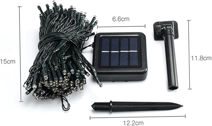 Uonlytech 2sets Led Solar String Lights Outdoor Fairy Lights for Garden Decor Auto Off Energy Efficient for | Lumora