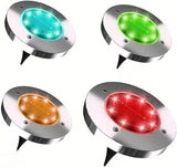 Outdoor Solar Ground Lights, Solar Lawn Lights, Bright and Colorful Solar Lights, Suitable for Paths, Gardens | Lumora