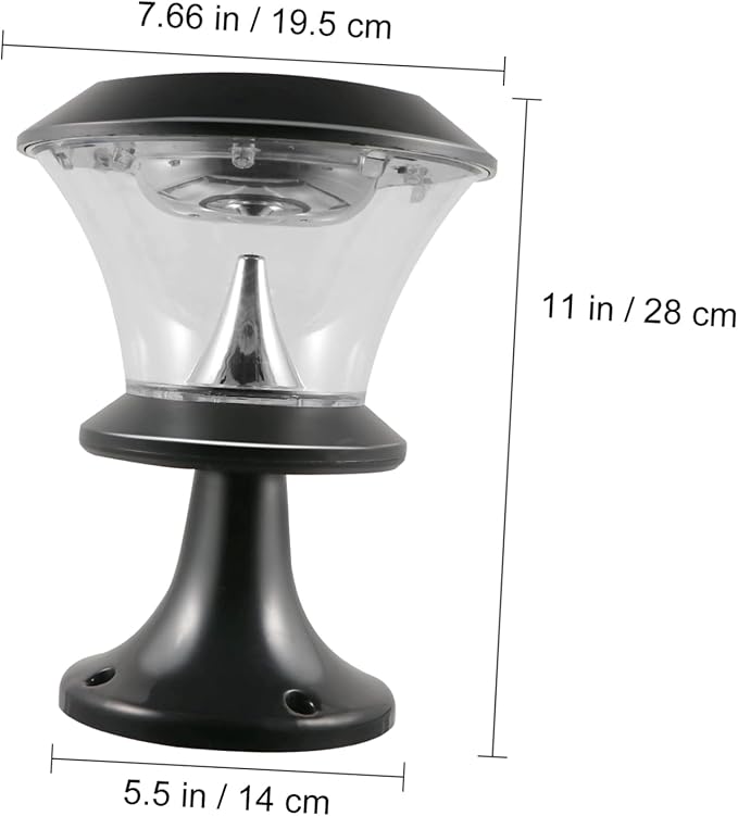 Veemoon LED Solar Garden Light Round Outdoor Lawn Landscape Lamp Weather Resistant for Patio Pathway Decor
