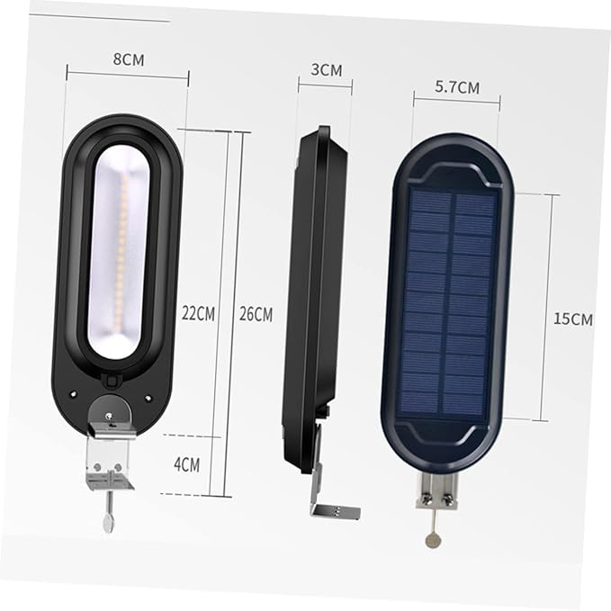 Uonlytech Outdoor LED Wall Light Black Shell Warm Light Practical Garden Lamp for Patio Lawn Decorative Lighting | Lumora