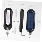 Uonlytech Outdoor LED Wall Light Black Shell Warm Light Practical Garden Lamp for Patio Lawn Decorative Lighting | Lumora