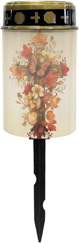 Cemetery Solar Lights for Grave Cross Cemetery Decorations for Grave Waterproof Dusk to Dawn - Outdoor Path Light | Lumora