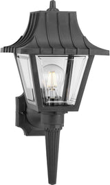 Progress Lighting Mansard Collection 1-Light Clear Beveled Acrylic Shade Traditional Outdoor Large Wall Lantern | Lumora