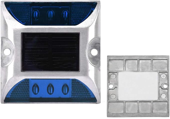 2 Pack Solar Deck Lights LED Driveway Lights for Step Sidewalk Stair Boat Garden Ground Pathway Yard | Lumora
