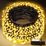 100FT Warm White Christmas String Lights, Outdoor Waterproof LED,Green Wire