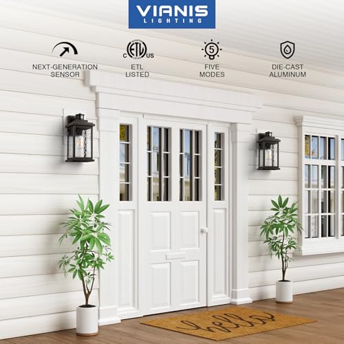 VIANIS Advanced Motion Sensor Light Outdoor, Exterior Lighting Fixtures