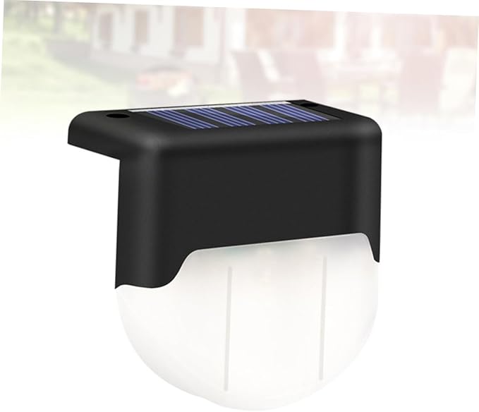 Veemoon Solar Powered Outdoor Stair Light Warm LED Fence Lamp for Handrail with Easy Installation Weather Resistant | Lumora