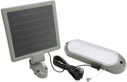 Designers Edge L-949 Rechargeable Solar Shed Lights with 10 Bright LED Bulbs and 16-Foot Extension Cord
