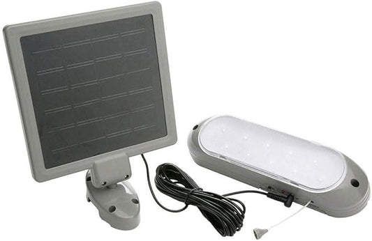 Designers Edge L-949 Rechargeable Solar Shed Lights with 10 Bright LED Bulbs and 16-Foot Extension Cord