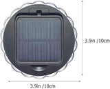 VALICLUD 2pcs Solar Wall Lights Outdoor Garden Solar Lamp Pathway Light with Sensor White for Yard Fence Patio | Lumora