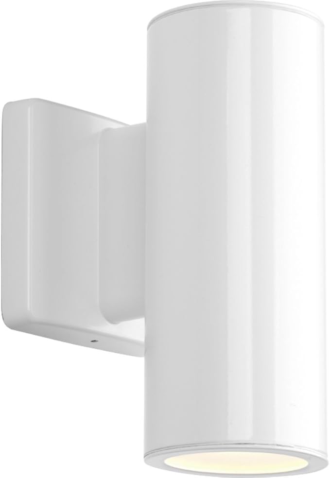 Progress Lighting P563001-030-30K Cylinders Collection 3" LED Modern Outdoor Small Up/Down Wall Lantern Light | Lumora