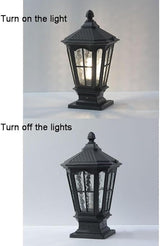 European Retro Outdoor Pillar Lights，Landscape Garden Patio Post Lamp Exter l Fence Column Head Waterproof Villa | Lumora