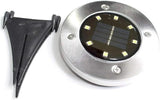 Generic 12 Pack Gardern Solar Ground Deck/Pathway/Ground Light, Black | Lumora