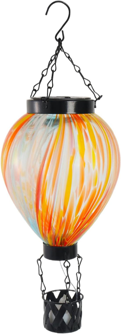 Solar Hot Balloon - Outdoor Garden Pathway Light, Decorative Landscape Lamp with Auto Dusk Dawn Sensor, Waterproof Garden Stake Light with Warm Glow Design, Porch Decor for Backyard Fence