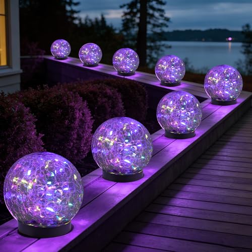 Solar Globe Lights Outdoor Waterproof-Solar Balls-Solar Garden Lights Orbs