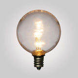 fantado 31 FT Shatterproof Light Bulb LED Outdoor Patio String Light Set, 10 Socket E12 C7 Base, White Cord - G50-2 | Lumora