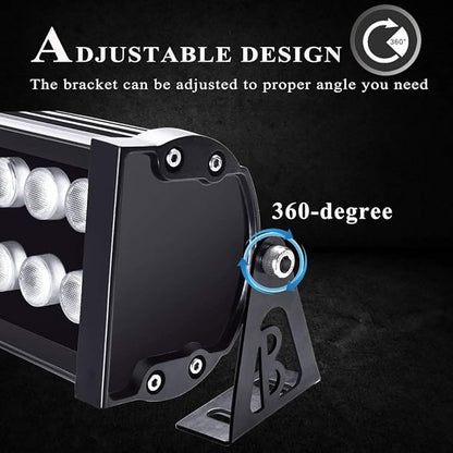72W LED Wall Washer Lights 3.2ft/40 120V IP65 Waterproof Linear LED Light Bar Warm White 3000K Walls Trees Billboards Building Decorations Outdoor/Indoor LED Lamp with Plug in
