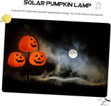POPETPOP Halloween Solar Pumpkin Light Outdoor Decorative Lantern Solar Garden Path Lights Fall Decor Landscape Lamp | Lumora