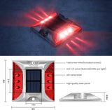 Solar Raised Pavement Marker High Brightness IP68 Waterproof Reflective Road Marker Solar Driveway Dock Lights | Lumora