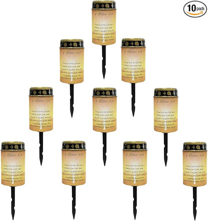 Solar Cross Lights Outdoor Stake Yard Lights Pathway Lights Solar Powered Festival Decoration Outside Landscape Lighting Solar Garden Lights,Wall Light Auto On & Off