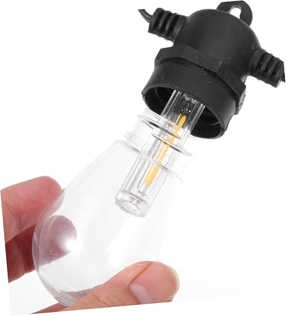 Angoily 15M Outdoor LED String Lights with Shatterproof Bulbs Fairy Lights for Garden Camping and Party Decoration US Plug Cozy Atmosphere Lighting