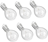6pcs Solar Led Bulb Chandelier Eco-Friendly Decorative Light Bulbs for Garden Patio Outdoor Warm Light Vanity | Lumora