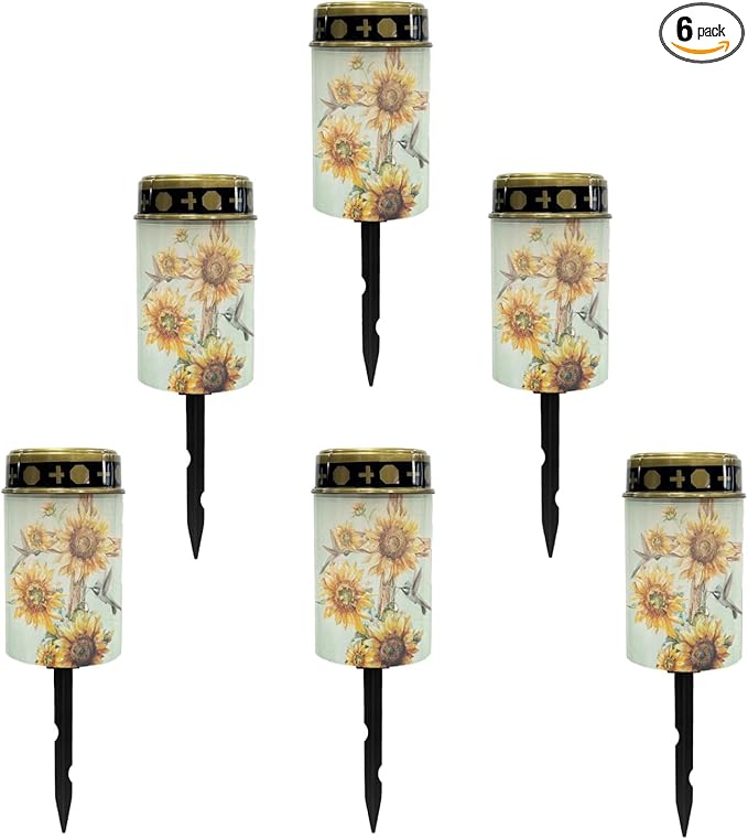 Outdoor Solar Lights Waterproof Grave Cross for Cemetery Solar-Powered Fairy Lights Warm White Flameless Lights LED | Lumora