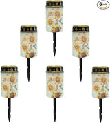 Outdoor Solar Lights Waterproof Grave Cross for Cemetery Solar-Powered Fairy Lights Warm White Flameless Lights LED | Lumora