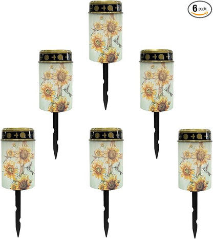 Outdoor Solar Lights Waterproof Grave Cross for Cemetery Solar-Powered Fairy Lights Warm White Flameless Lights LED Lantern Solar Garden Stake Lights Landscape Lighting Spotlights