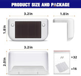APONUO Solar Deck Lights 16 Pcs, Solar Step Lights Outdoor Waterproof Led Fence Light for Patio, Stairs, Garden | Lumora
