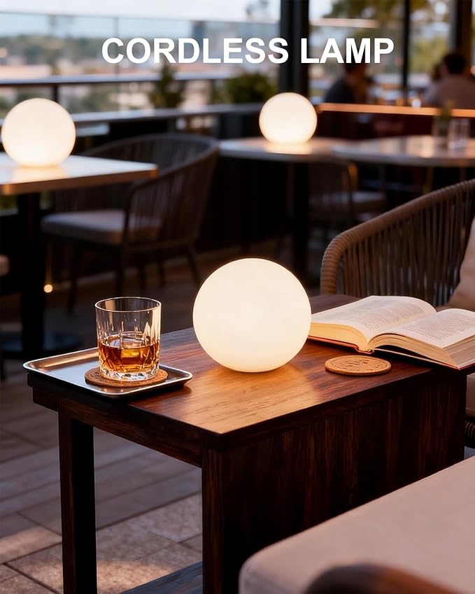shumi Garden Ball Light-6inch LED Outdoor Table Lamp 16 RGB Colors and Dimmable Globe Light with Remote,Decor for Patio,Garden,Yard,Beach,Pathway