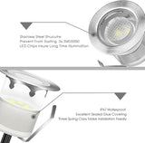 Low Voltage LED Deck Light Kit Stainless Steel Waterproof Recessed Wood Decking Stairs Garden Yard Patio Decor Lamp | Lumora