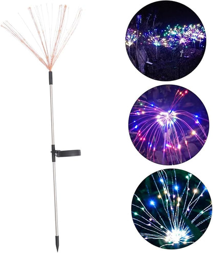 Solar Pathway Light Shape Garden Lamp Dandelion Decor Outdoor Courtyard Lighting
