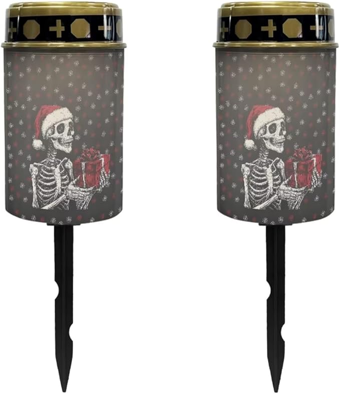 Skull Snowflake Solar Powered Garden Lights Outdoor Solar Lights Waterproof Solar Yard Light Home Garden Fall | Lumora