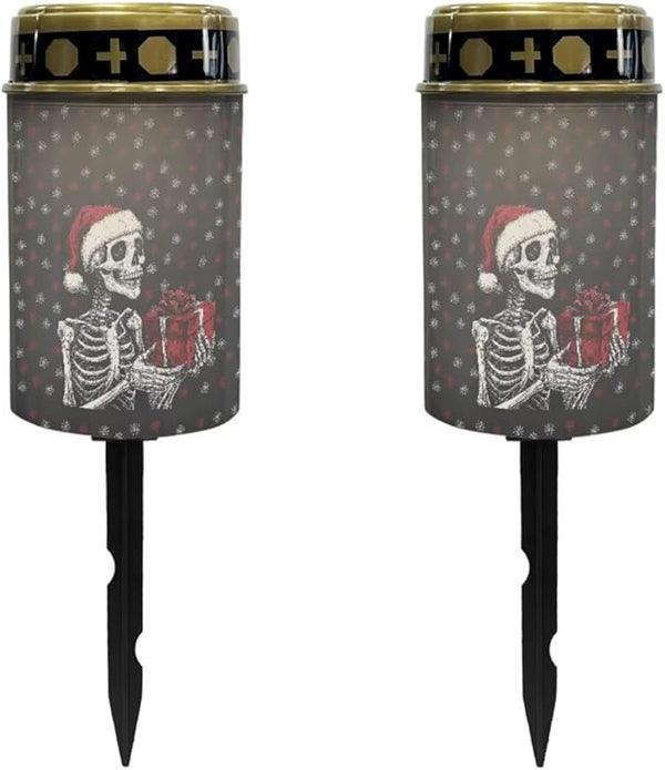 Skull Snowflake Solar Powered Garden Lights Outdoor Solar Lights Waterproof Solar Yard Light Home Garden Fall | Lumora