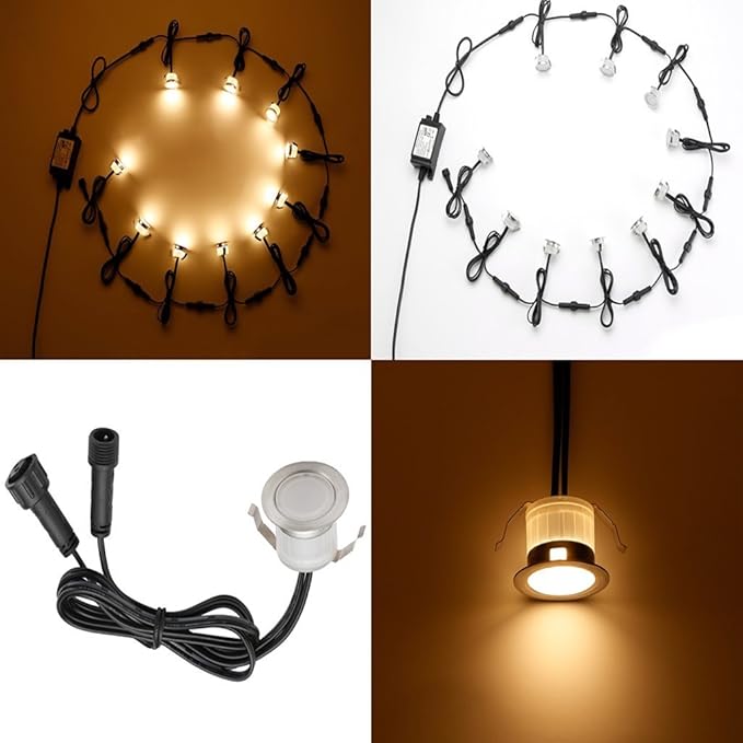 FVTLED Low Voltage LED Deck Light Waterproof Outdoor Garden Yard Decor Lamps Recessed Wood Decking Stair Landscape | Lumora